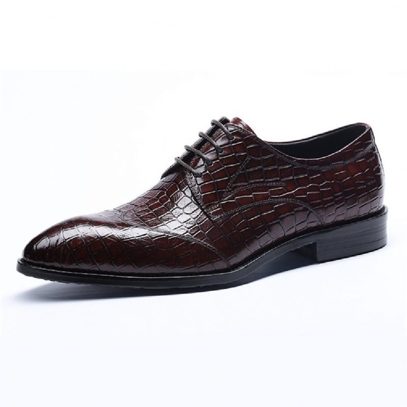 Formelle Sko Herre Brogue Dress - Rød