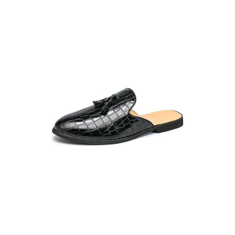 Formelle Sko Herre Chic Komfortable Krokodille Mønster Slip-on Mules