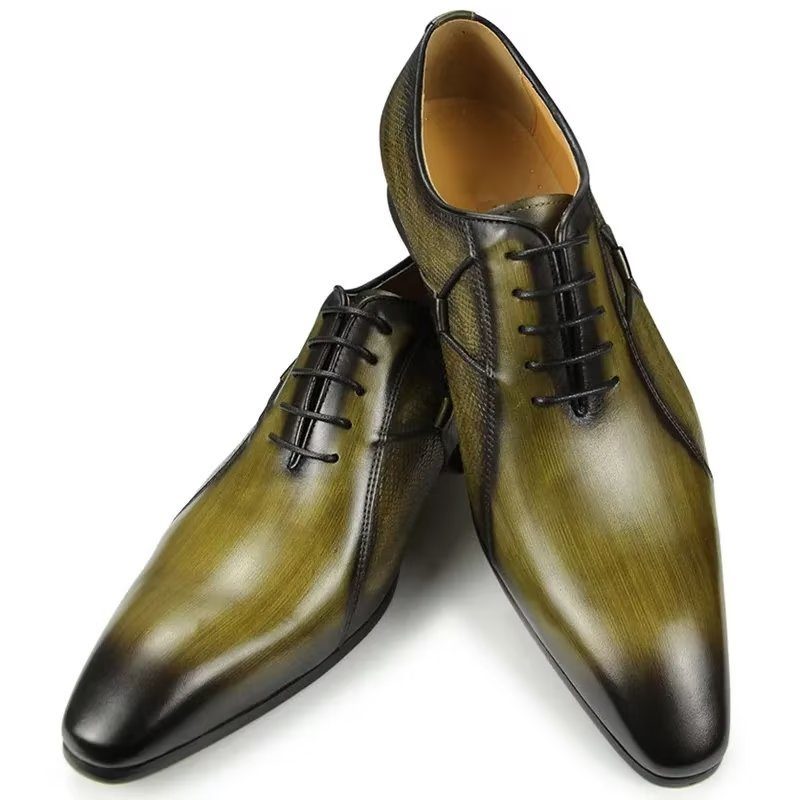 Formelle Sko Herre Deluxe Læder Chicopulent Nuptial Brogues - Grøn