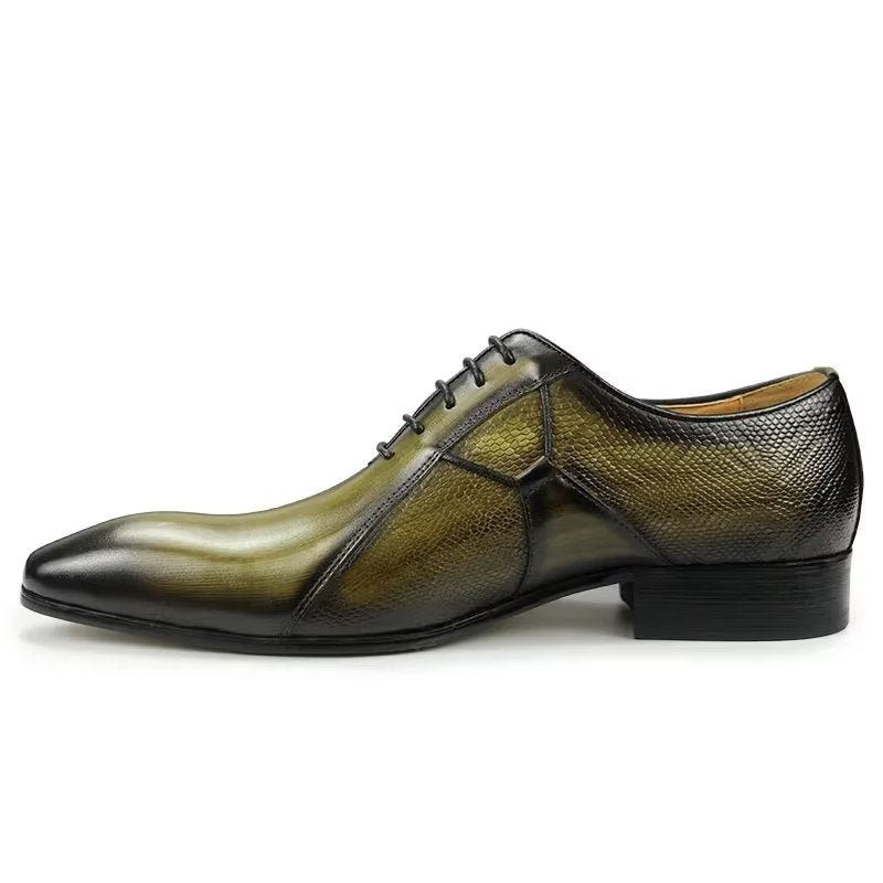 Formelle Sko Herre Deluxe Læder Chicopulent Nuptial Brogues - Grøn