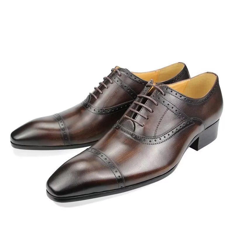 Formelle Sko Herre Deluxe Oxford Lavishnuptial Brogues - Kaffe