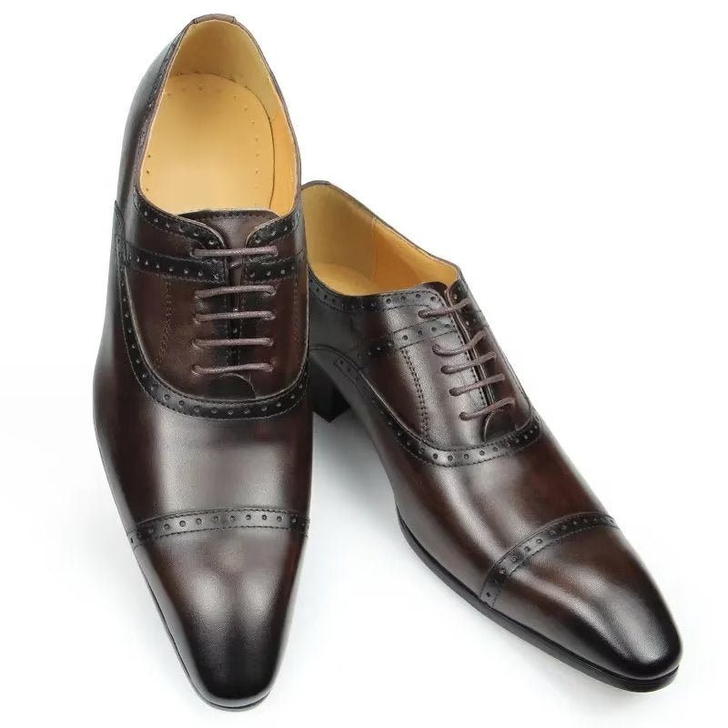 Formelle Sko Herre Deluxe Oxford Lavishnuptial Brogues - Kaffe