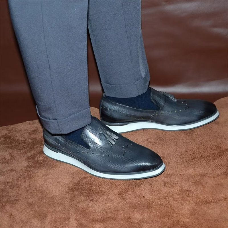 Formelle Sko Herre Elegance Raffineret Slip-on Kjole - Grå