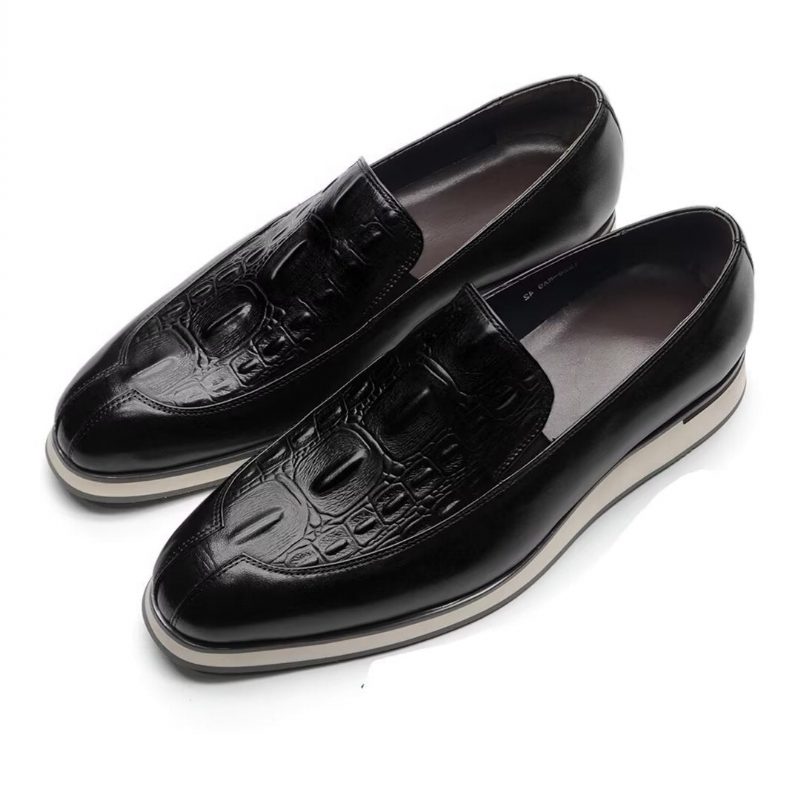 Formelle Sko Herre Elegant Slip-on Læderkjole Essentials - Sort