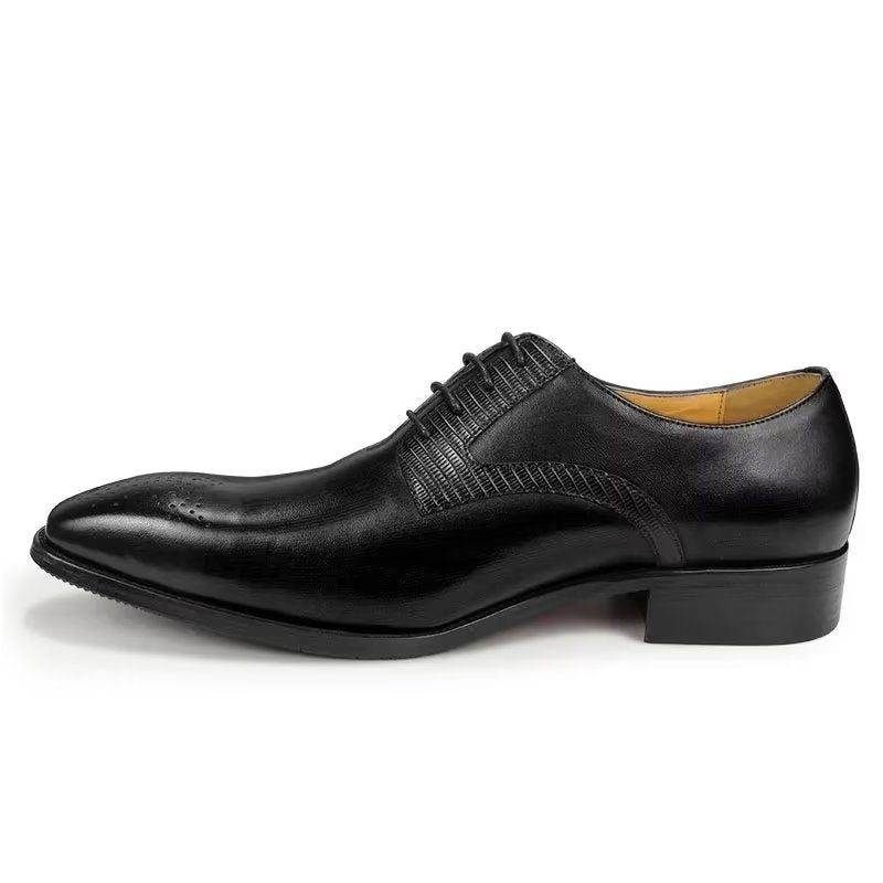 Formelle Sko Herre Elegante Bryllup Brogues - Sort