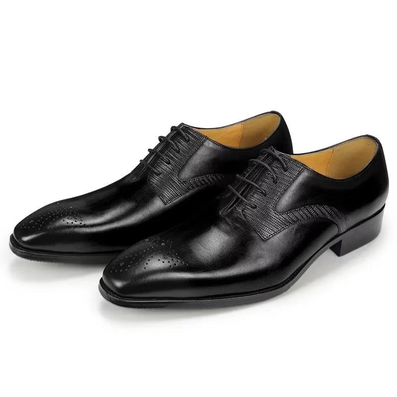 Formelle Sko Herre Elegante Bryllup Brogues - Sort