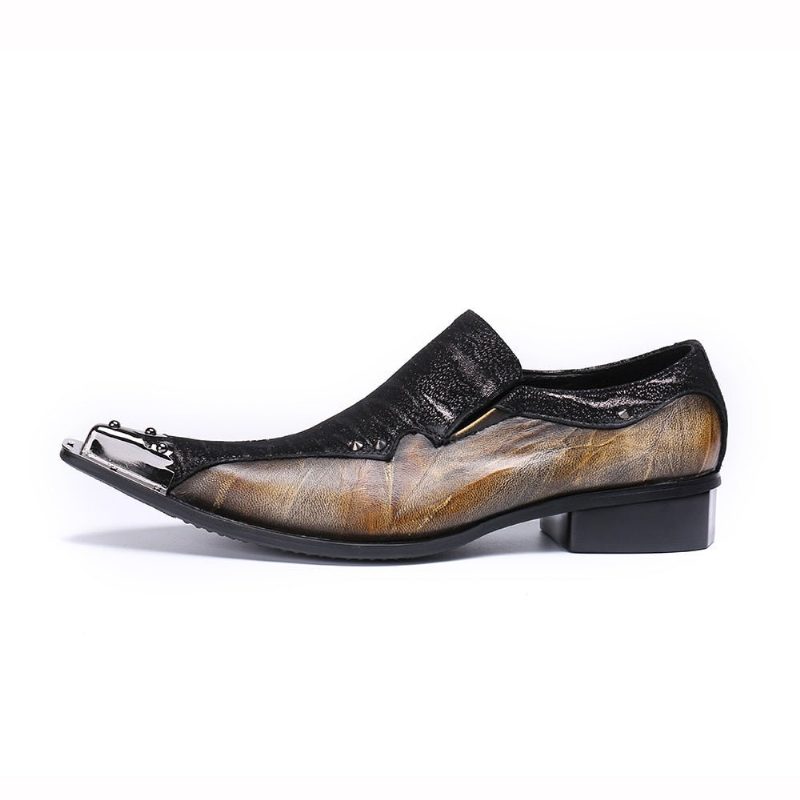 Formelle Sko Herre Eleganza Exotic Dress Loafers - Kaffe