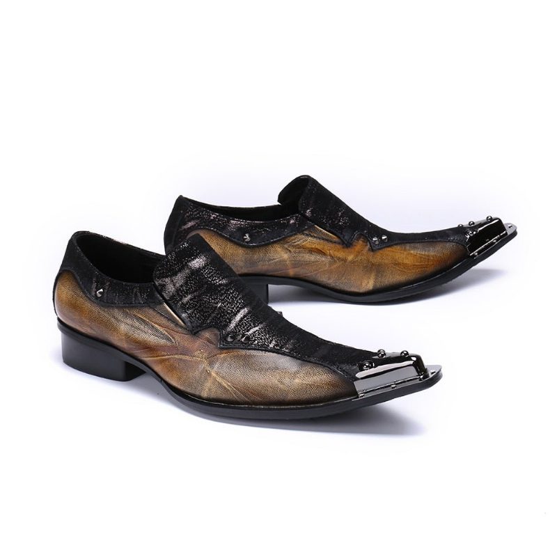 Formelle Sko Herre Eleganza Exotic Dress Loafers - Kaffe