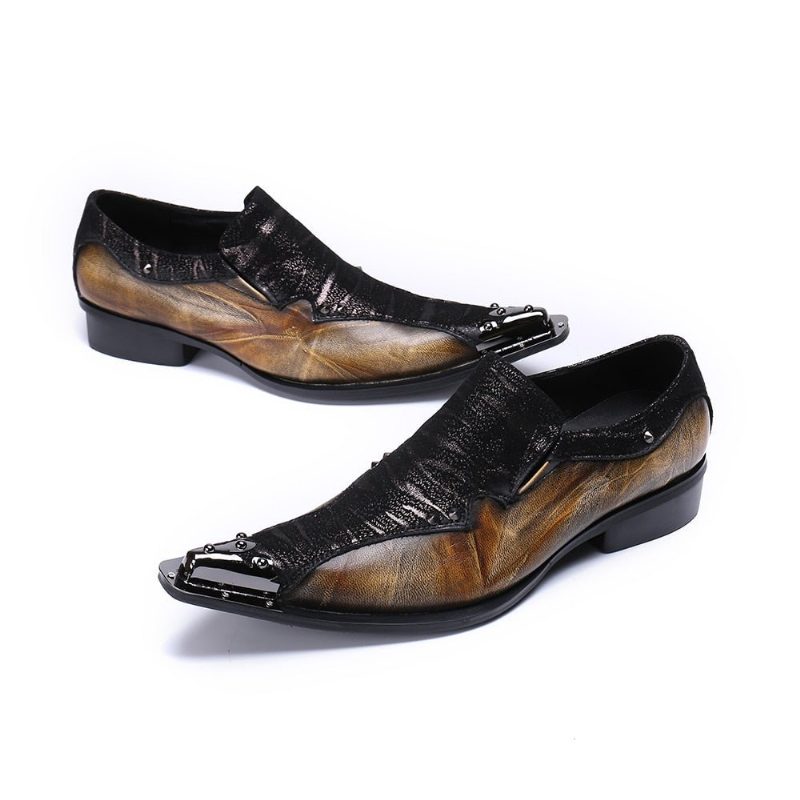 Formelle Sko Herre Eleganza Exotic Dress Loafers - Kaffe