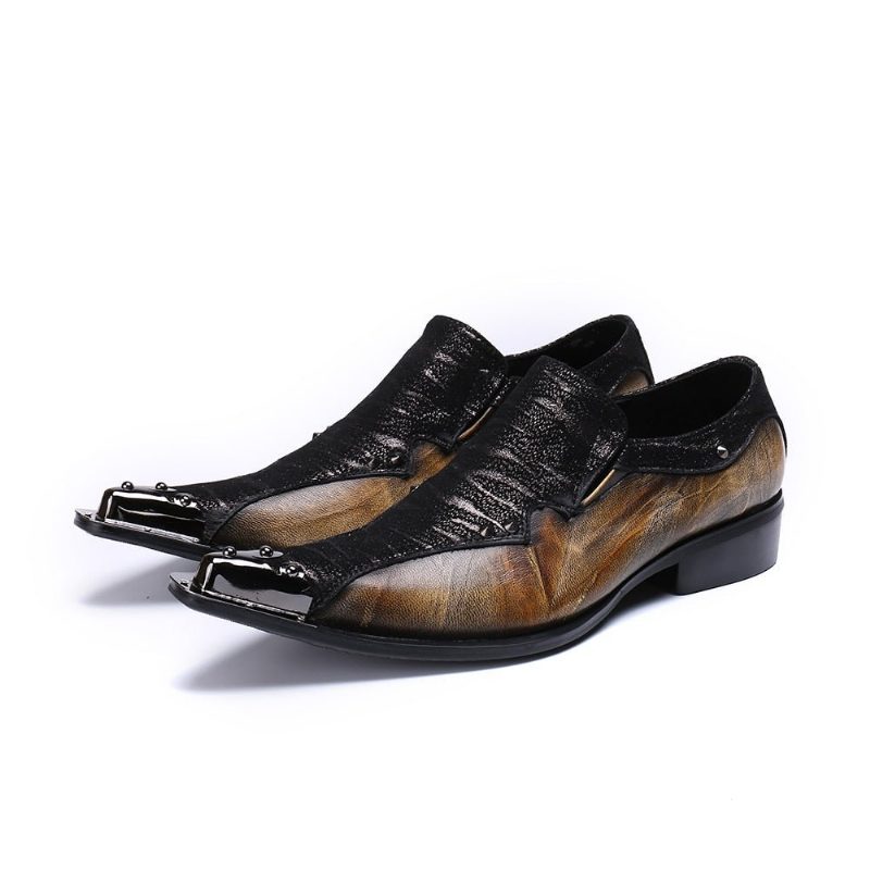 Formelle Sko Herre Eleganza Exotic Dress Loafers - Kaffe