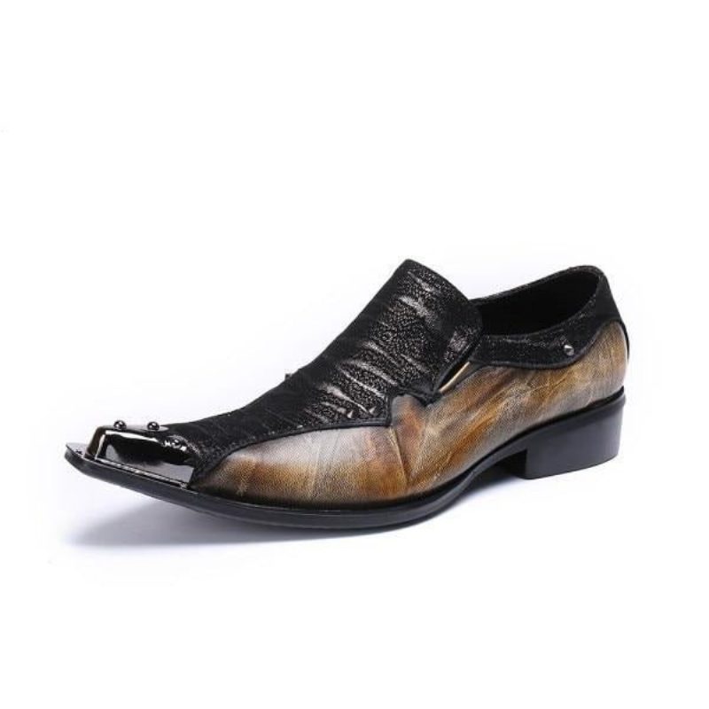 Formelle Sko Herre Eleganza Exotic Dress Loafers - Kaffe