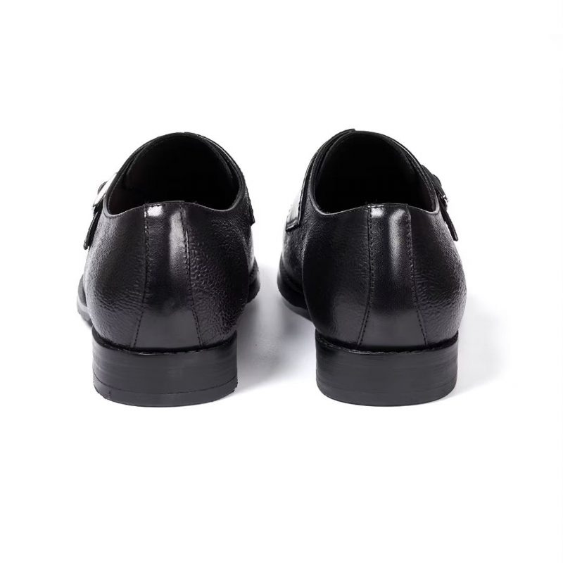 Formelle Sko Herre Executive Style Slip-on Lædersko - Sort