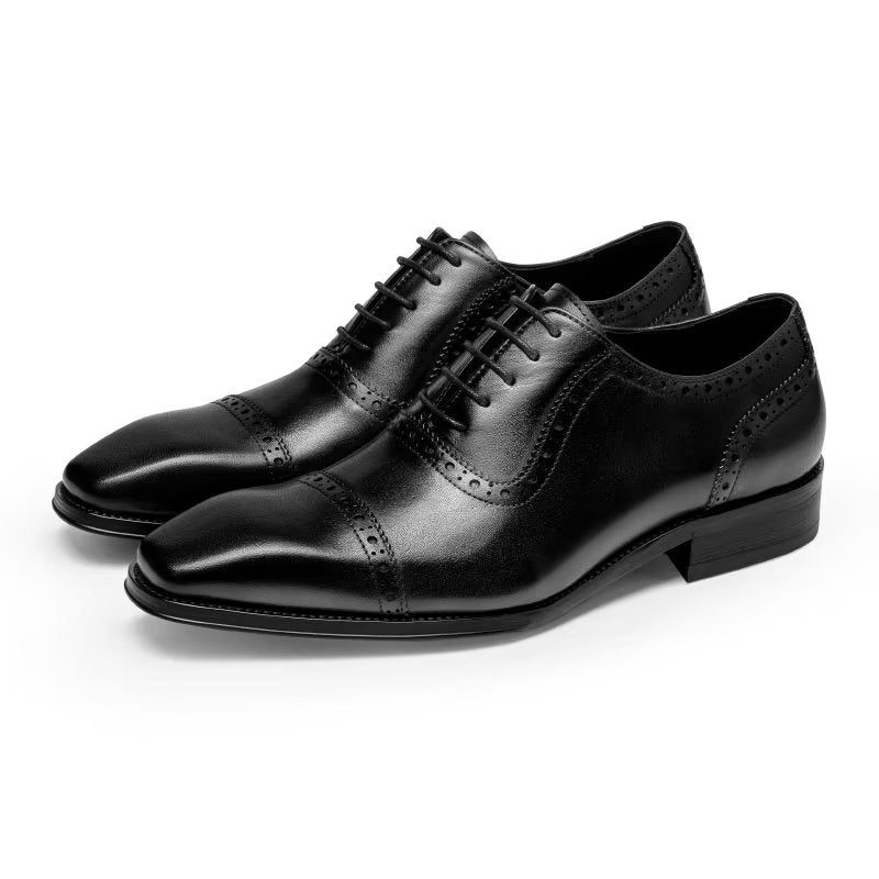 Formelle Sko Herre Klassiske Brogues - Sort