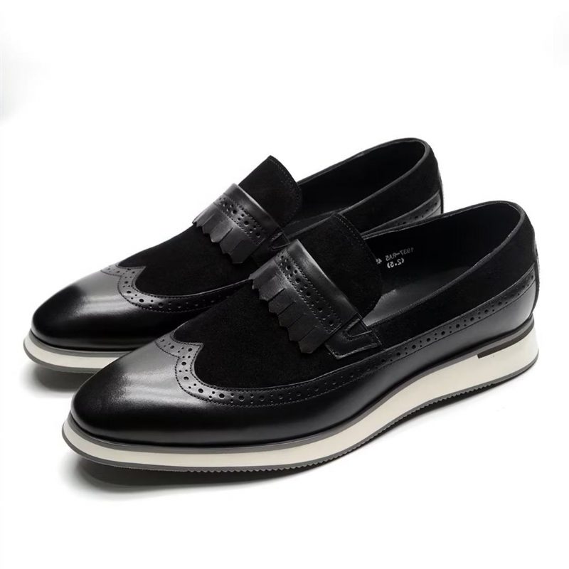 Formelle Sko Herre Komfortable Moderne Loafers - Sort