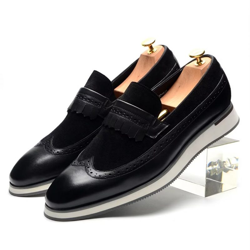 Formelle Sko Herre Komfortable Moderne Loafers - Sort