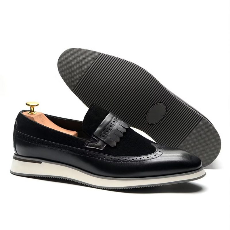 Formelle Sko Herre Komfortable Moderne Loafers - Sort