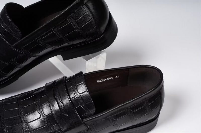 Formelle Sko Herre Luksus Professionelt Slip-on Fodtøj - Sort