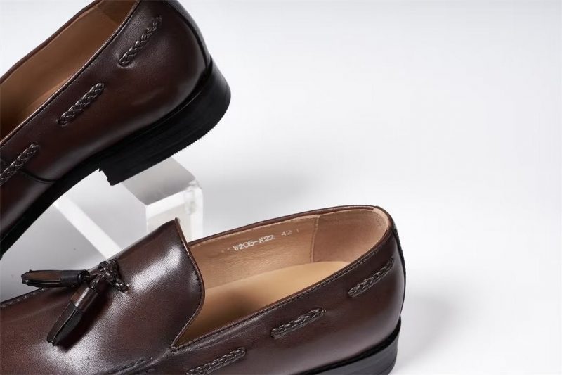 Formelle Sko Herre Sofistikeret Allure Læder Slip-ons - Brun