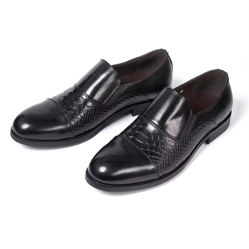 Formelle Sko Herre Sophisticates Slip-on Læder Elegance - Sort