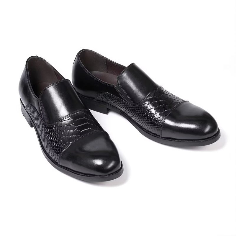 Formelle Sko Herre Sophisticates Slip-on Læder Elegance - Sort