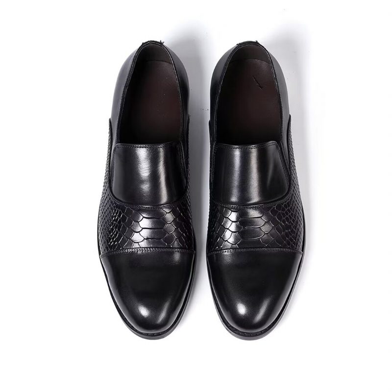 Formelle Sko Herre Sophisticates Slip-on Læder Elegance - Sort