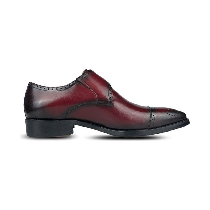 Formelle Sko Herre Wingtip Oxford Dress Udsøgt Elegance - Rød