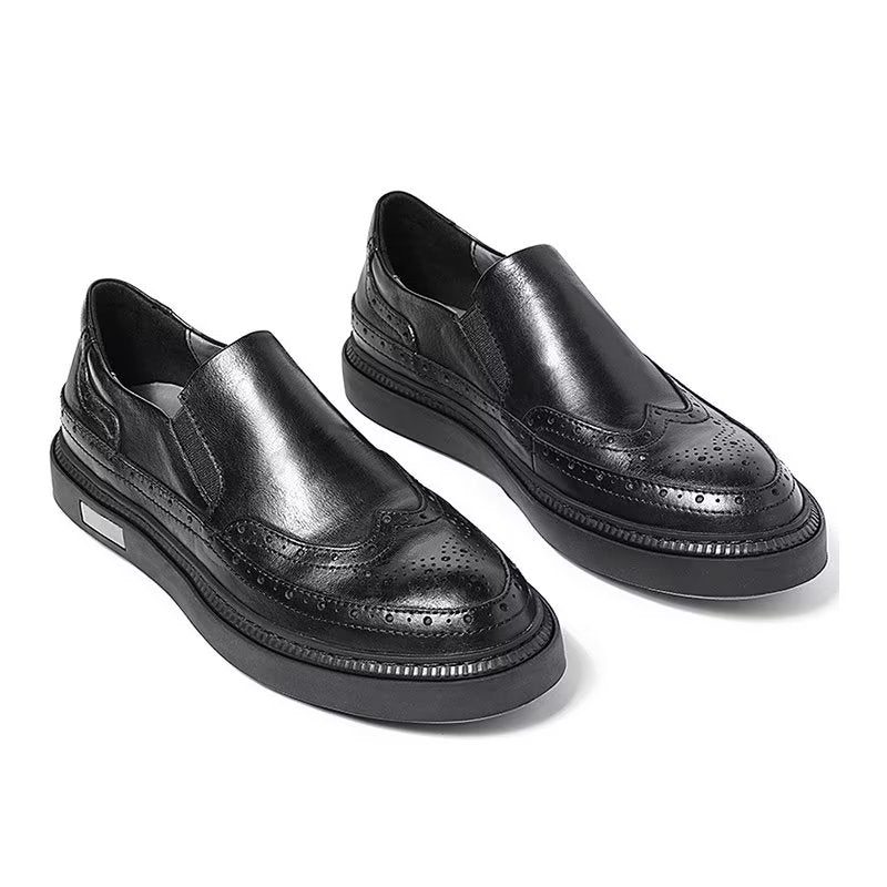 Herre Fritidssko Slip-ons - Sort