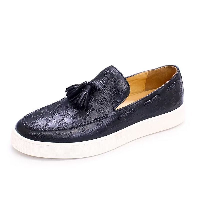 Herre Loafers Chic Slip-on Sko - Sort