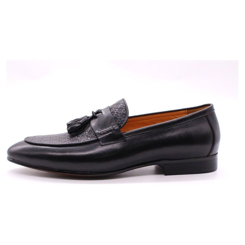 Herre Loafers Eksotiske Slip On - Sort