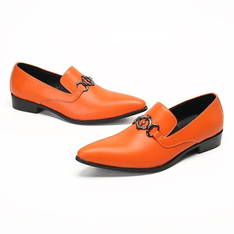 Herre Loafers Fed Slip-on Classy - Orange