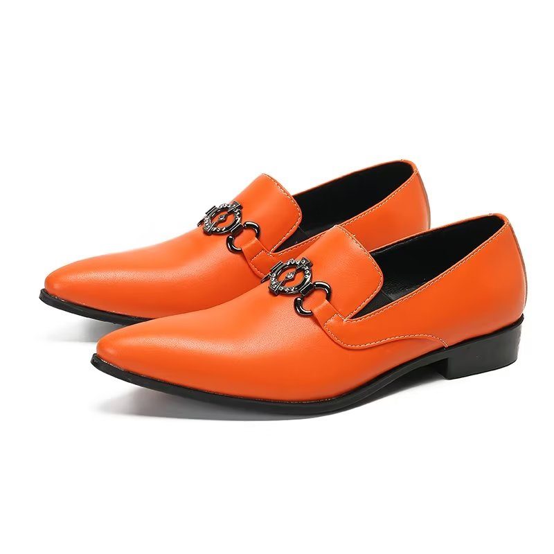 Herre Loafers Fed Slip-on Classy - Orange