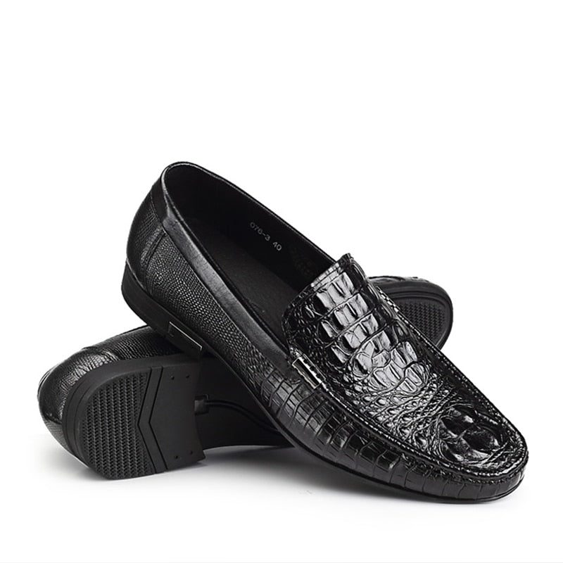 Herre Loafers Vandtætte Slip-on Loafer Sko - Sort