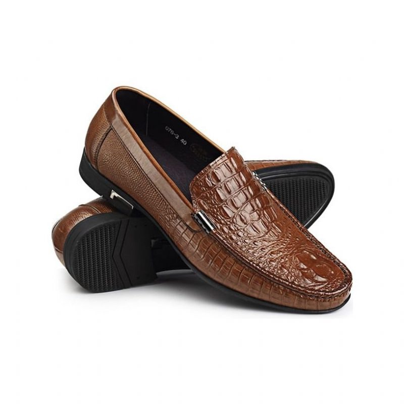 Herre Loafers Vandtætte Slip-on Loafer Sko - Kaffe