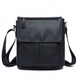 Herre Skuldertasker Crossbody Taske I Læder