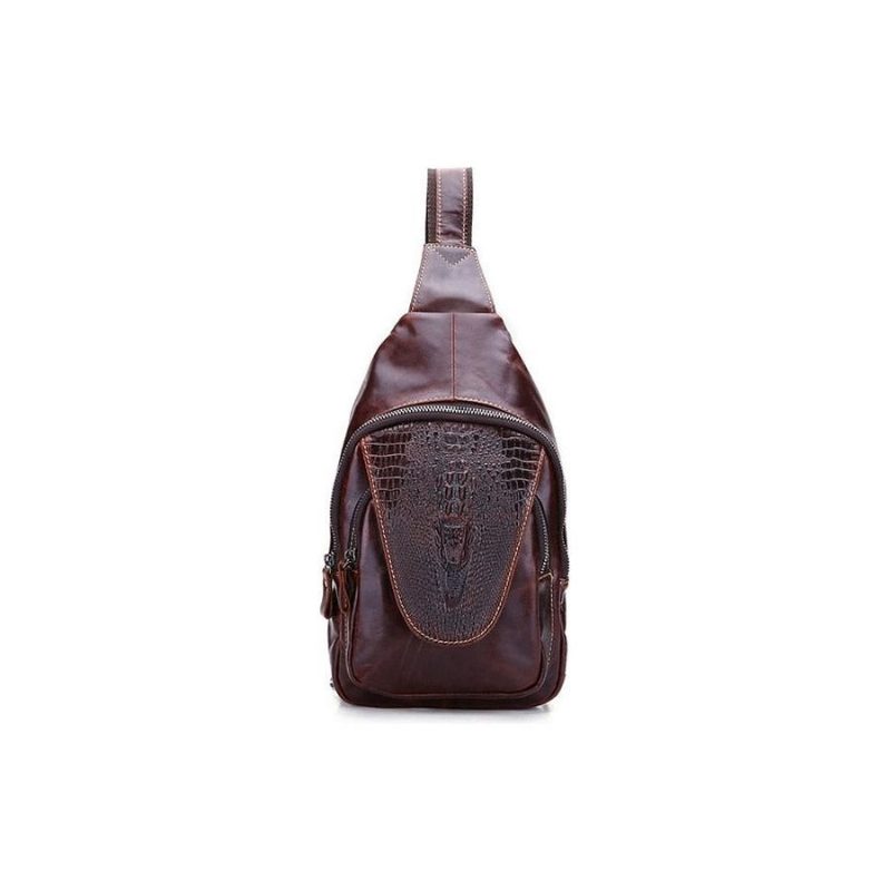 Herre Skuldertasker Elegant Sling Messenger Taske