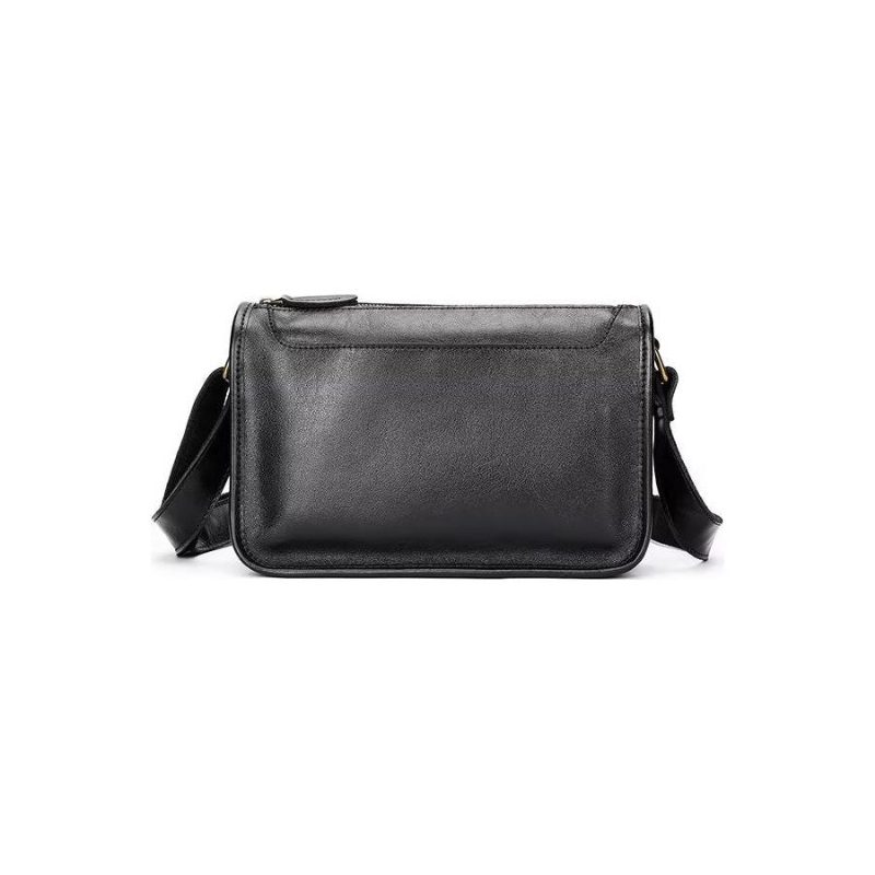 Herre Skuldertasker Luksus Ægte Læder Flap Klassisk Crossbody Taske