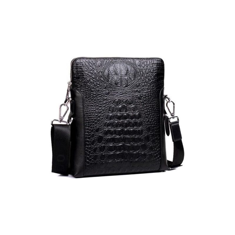 Herre Skuldertasker Luksus Crocstyle Business Skuldertaske