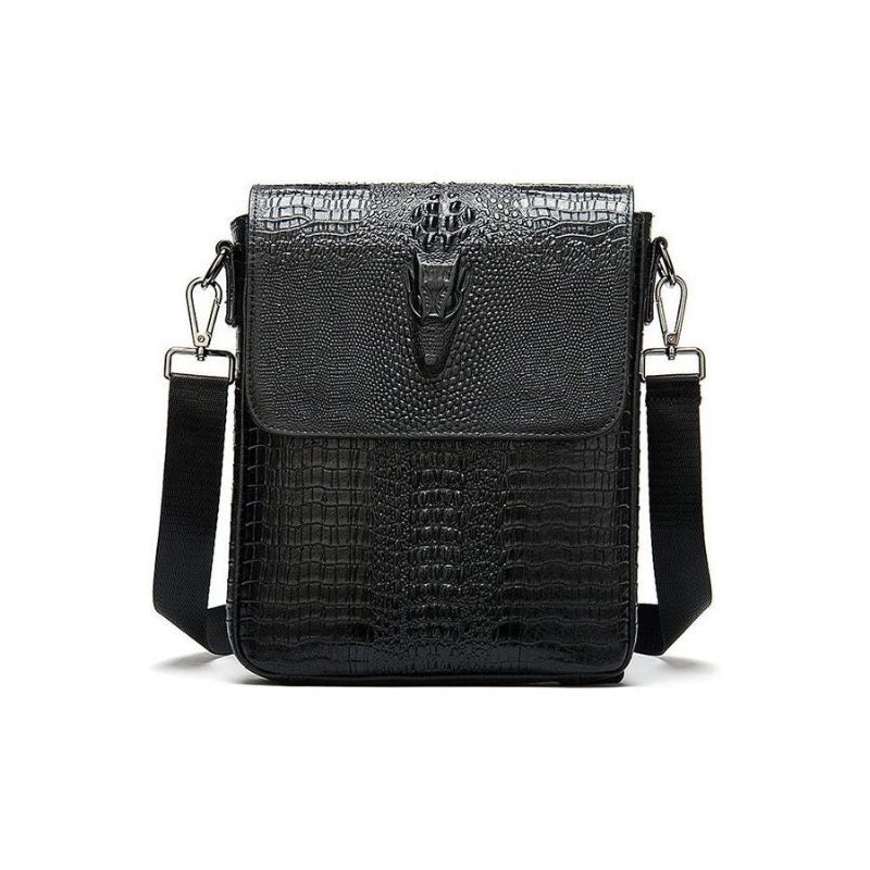 Herre Skuldertasker Luksus Krokodille Læder Vintage Cross-body Skuldertaske