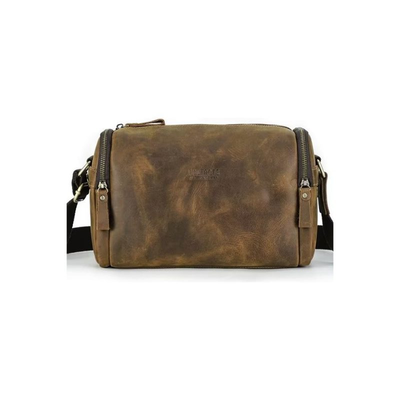 Herre Skuldertasker Luksus Læder Flap Klassisk Crossbody Taske