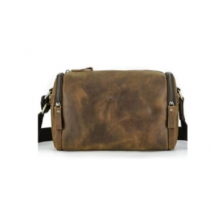 Herre Skuldertasker Luksus Læder Flap Klassisk Crossbody Taske