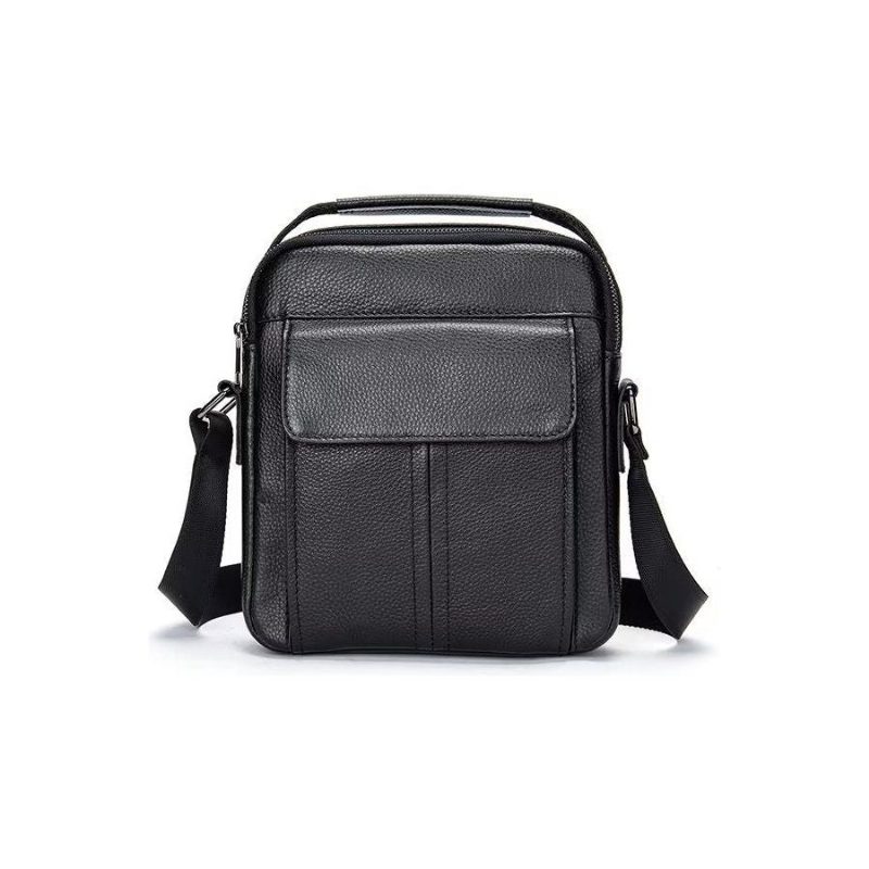 Herre Skuldertasker Luksus Læder Flap Quiltet Crossbody Taske