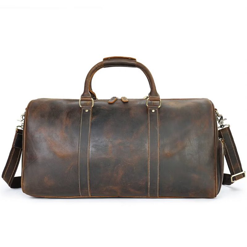 Herre Skuldertasker Luksus Leathercraft Casual Tote - Sort