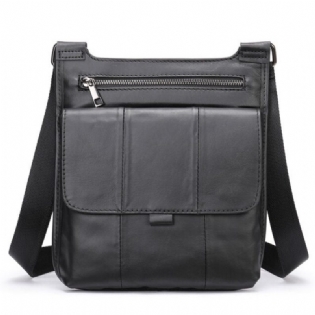 Herre Skuldertasker Lynlås Flap Crossbody Messenger Taske