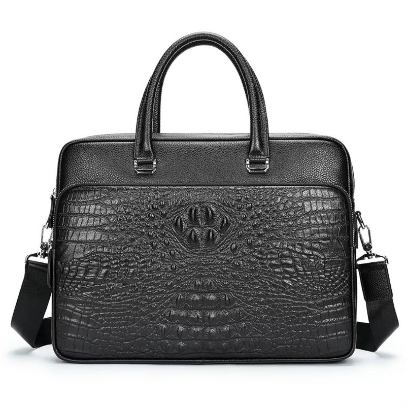 Herre Skuldertasker Pinnacle Prestige Alligator Tote - Sort