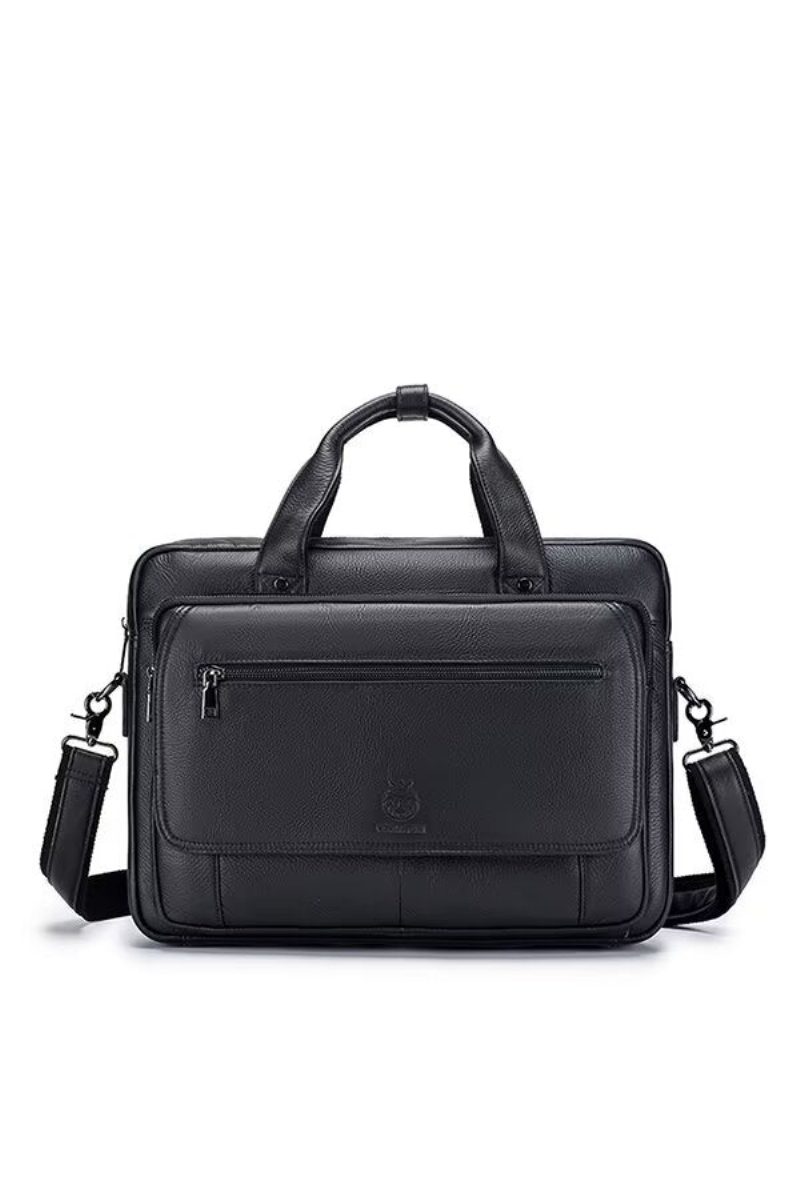 Herre Skuldertasker Urban Elite Læder Carryall - Sort