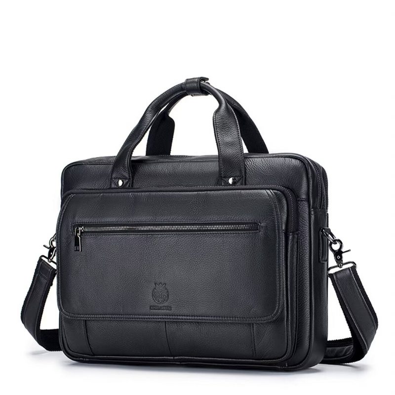 Herre Skuldertasker Urban Elite Læder Carryall - Sort