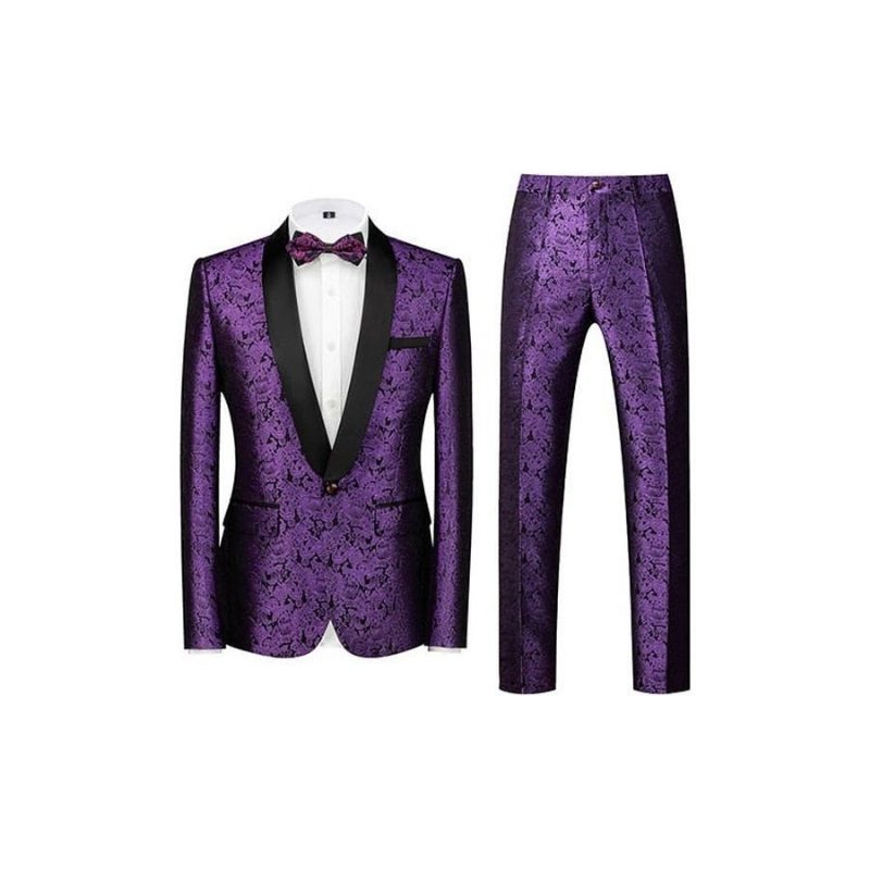 Herredragter Floral Chic Party Suit Sæt