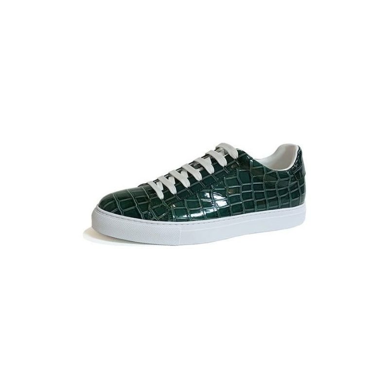 Herresneakers Lux Læder Sneakers Platform - Grøn