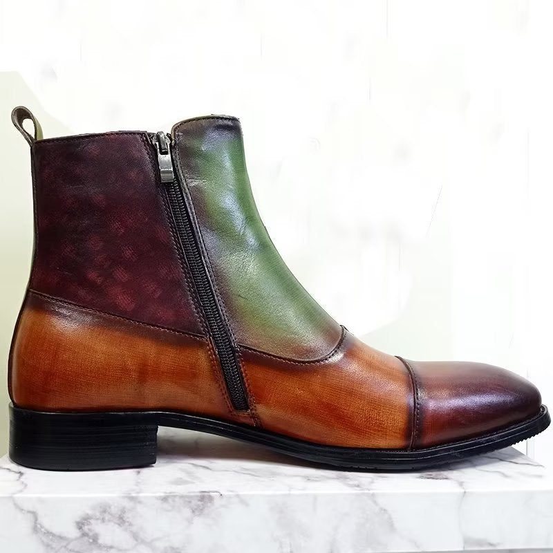 Herrestøvler Artisan Crafted Leisure Zip Boots - Grøn