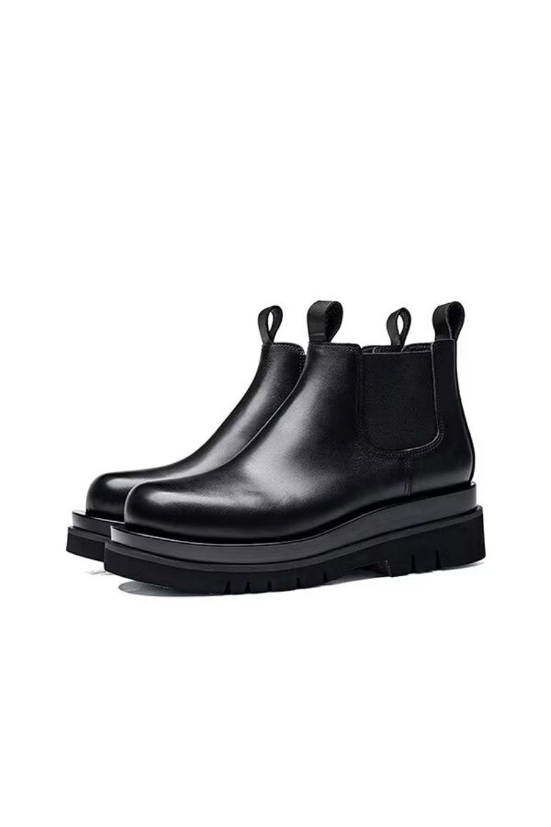 Herrestøvler Plys-forede Slip-on Støvler - Sort